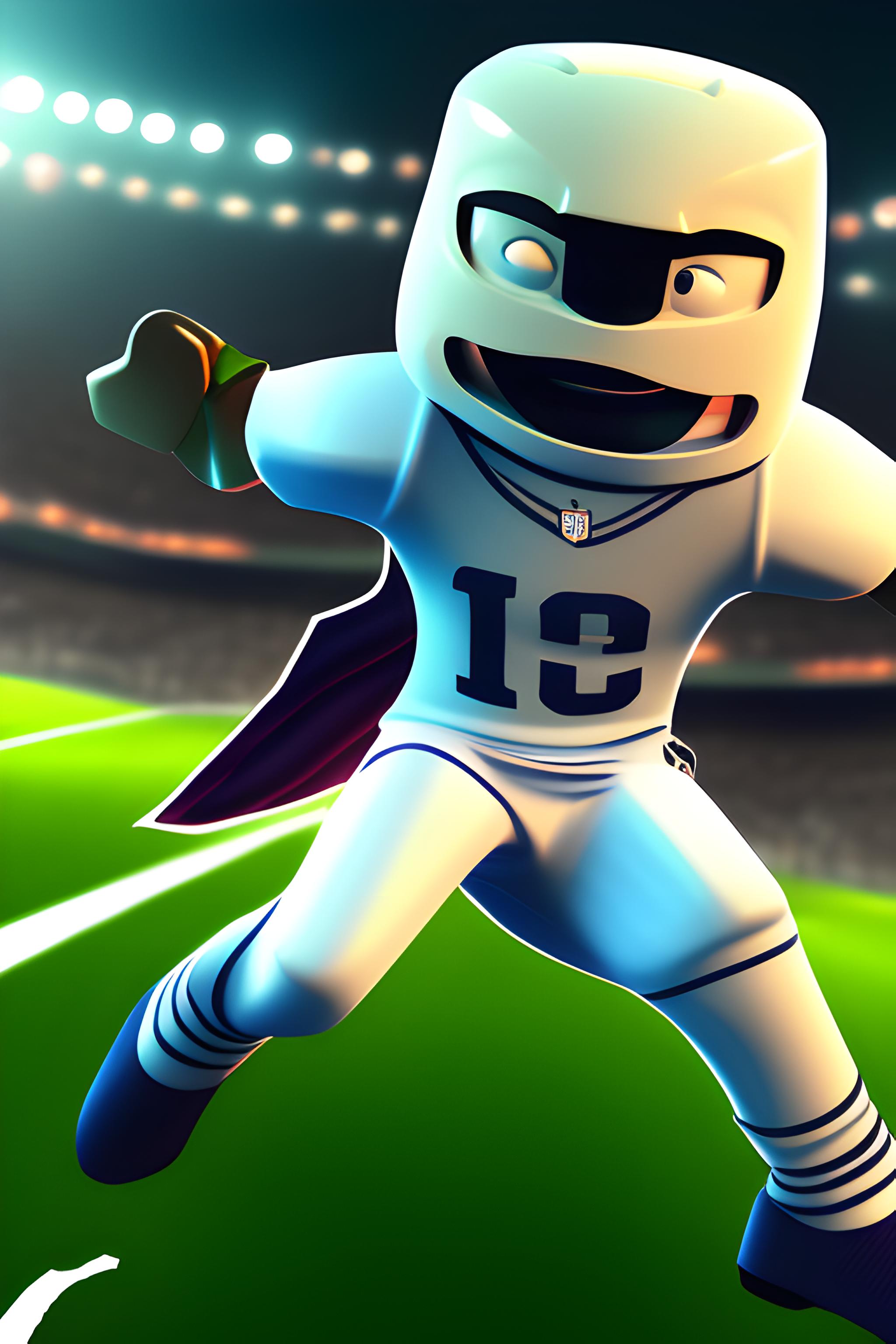 Personage roblox football où il y a marqué Wass10roi